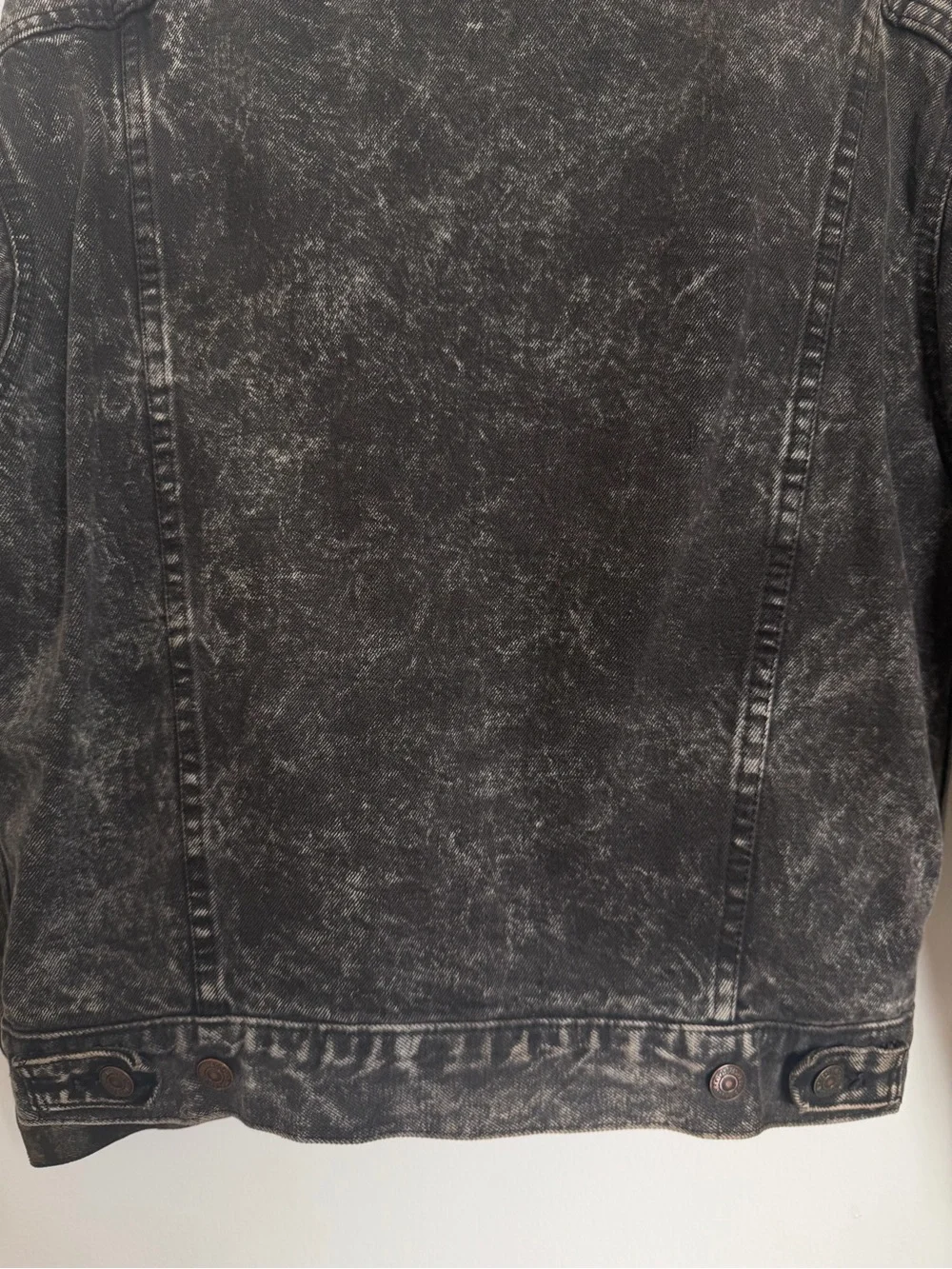 Levis Strauss Vintage Denim Jean Jacket Washed Black 70507 0253 Medium Button Up